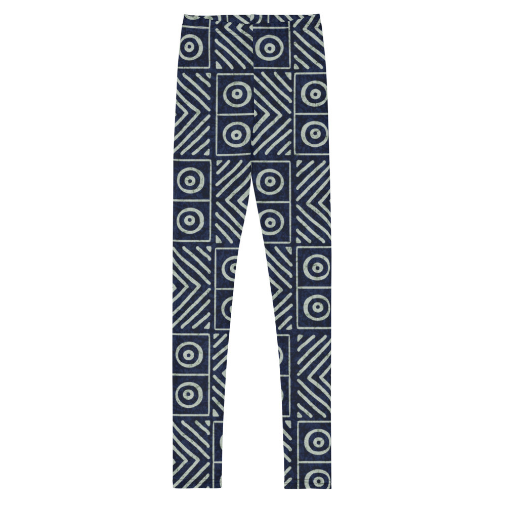 Youth Adire Leggings