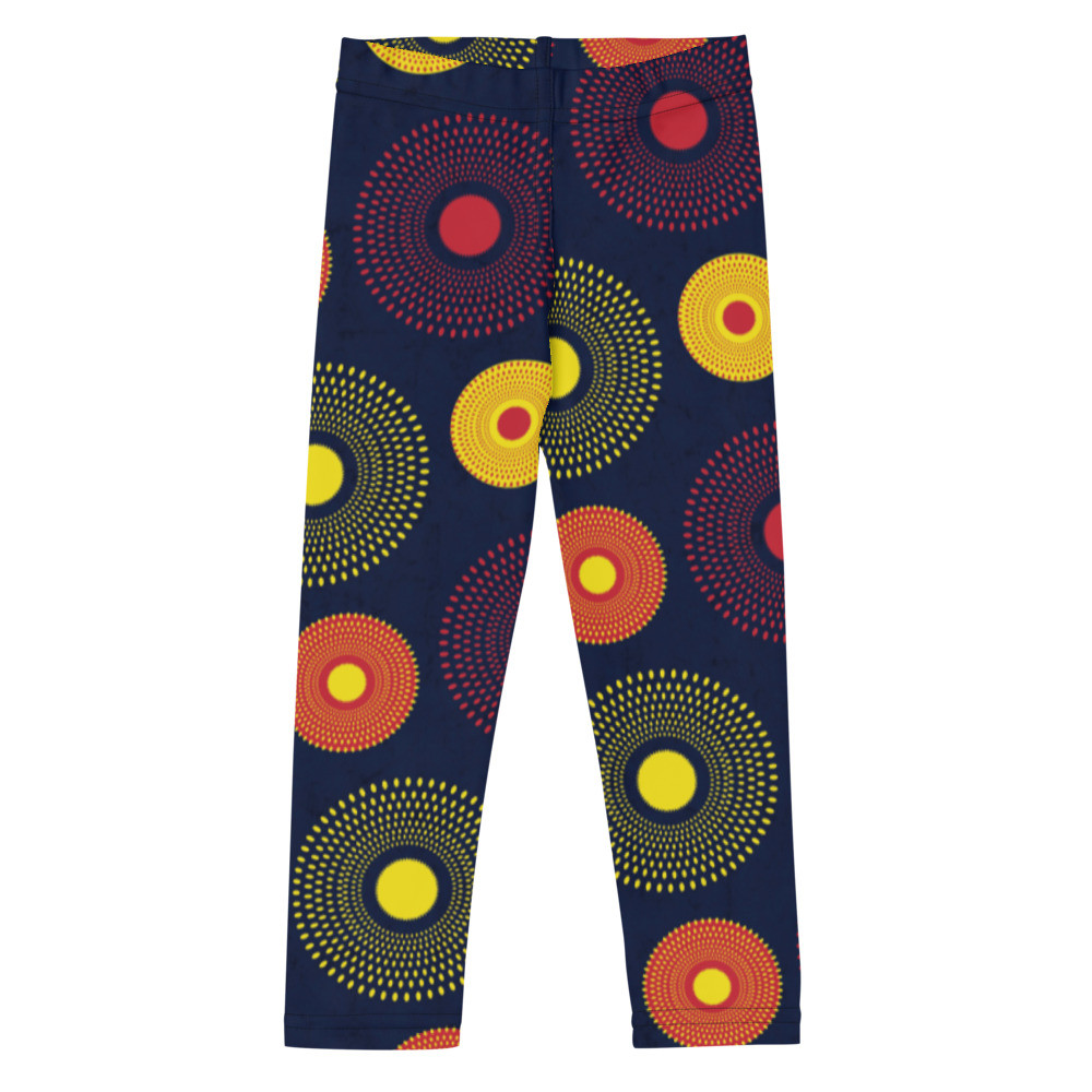 Kid's Ankara Circles Leggings