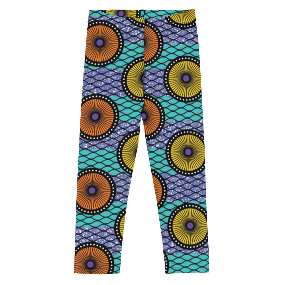 Kid's Ankara Circles II  Leggings
