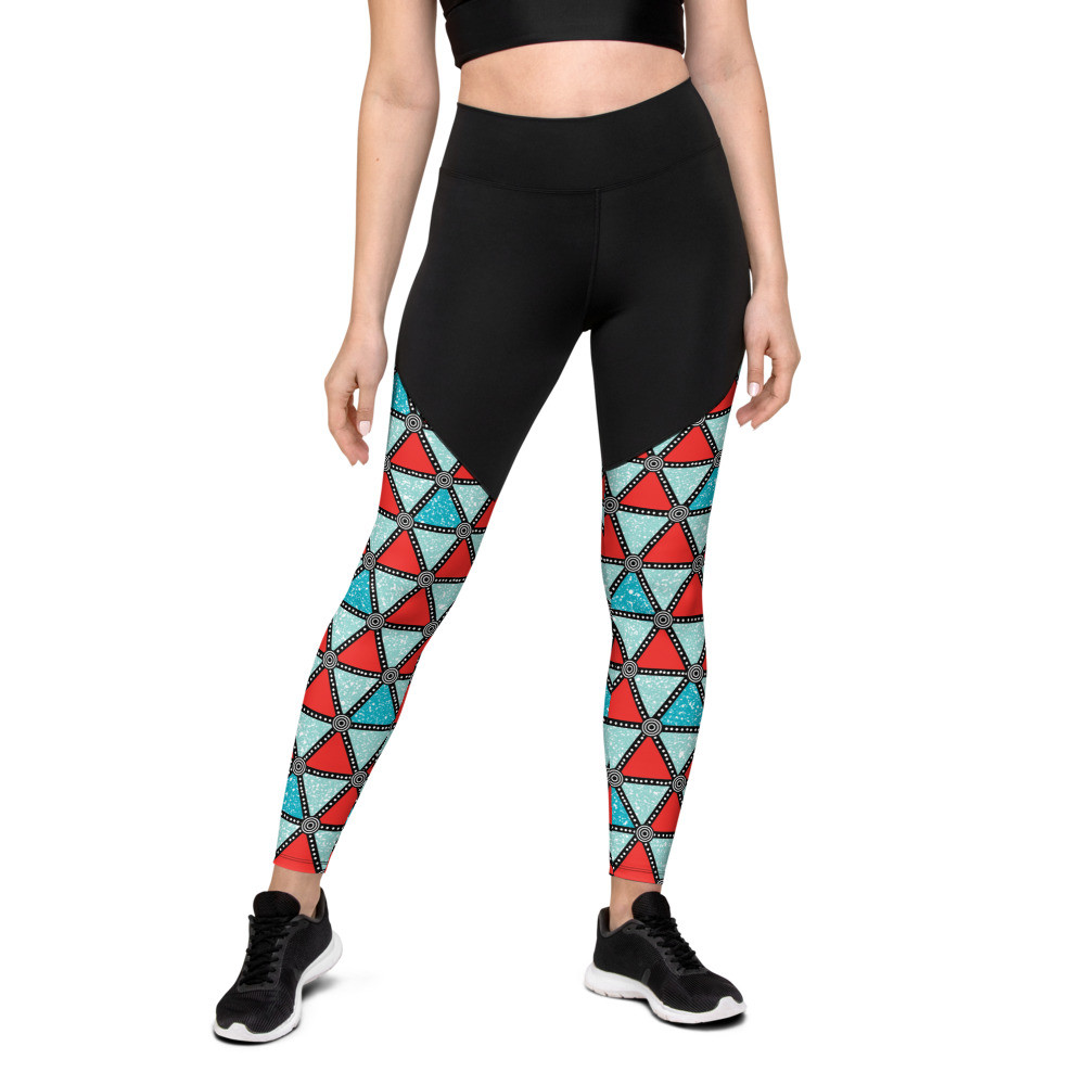 Triangles Sports Leggings