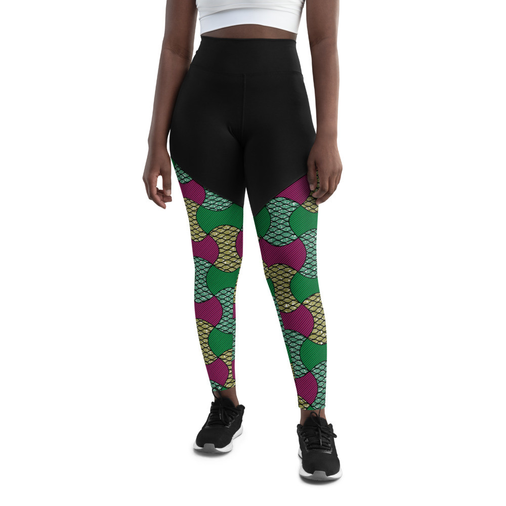 Partial Bows Sports Leggings