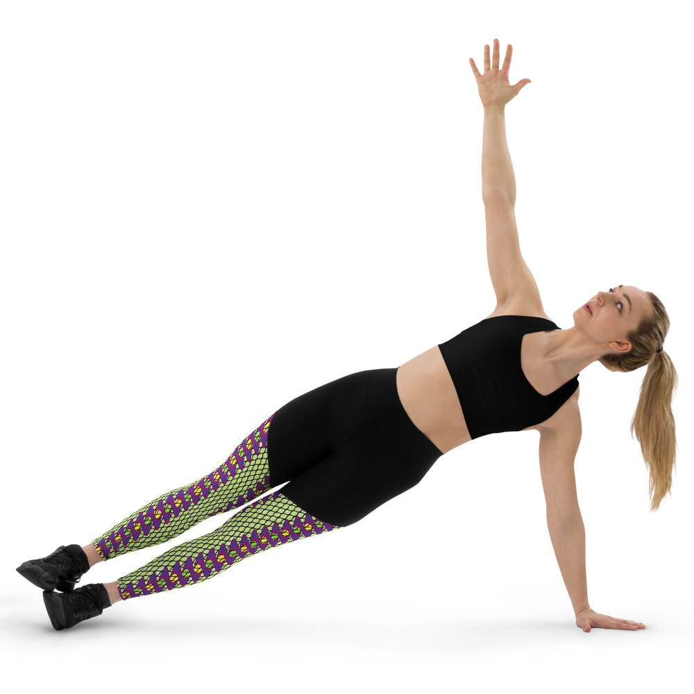 Fishnet Ladders Inspired Sports Leggings