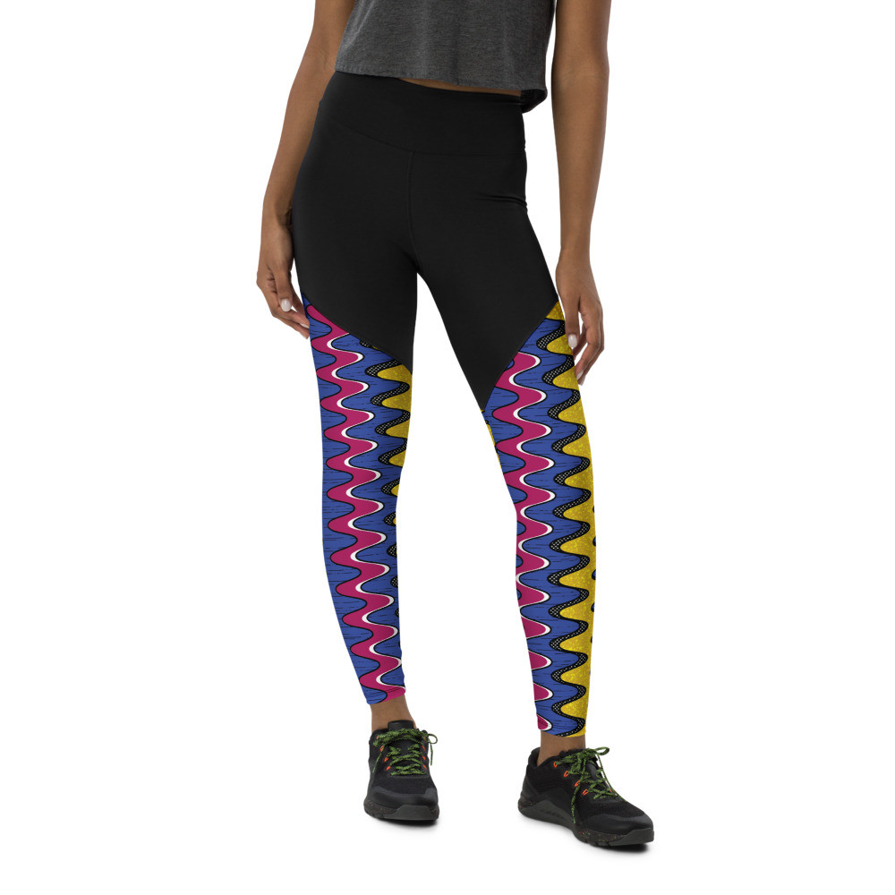 Squiggly Drip II Sports Leggings