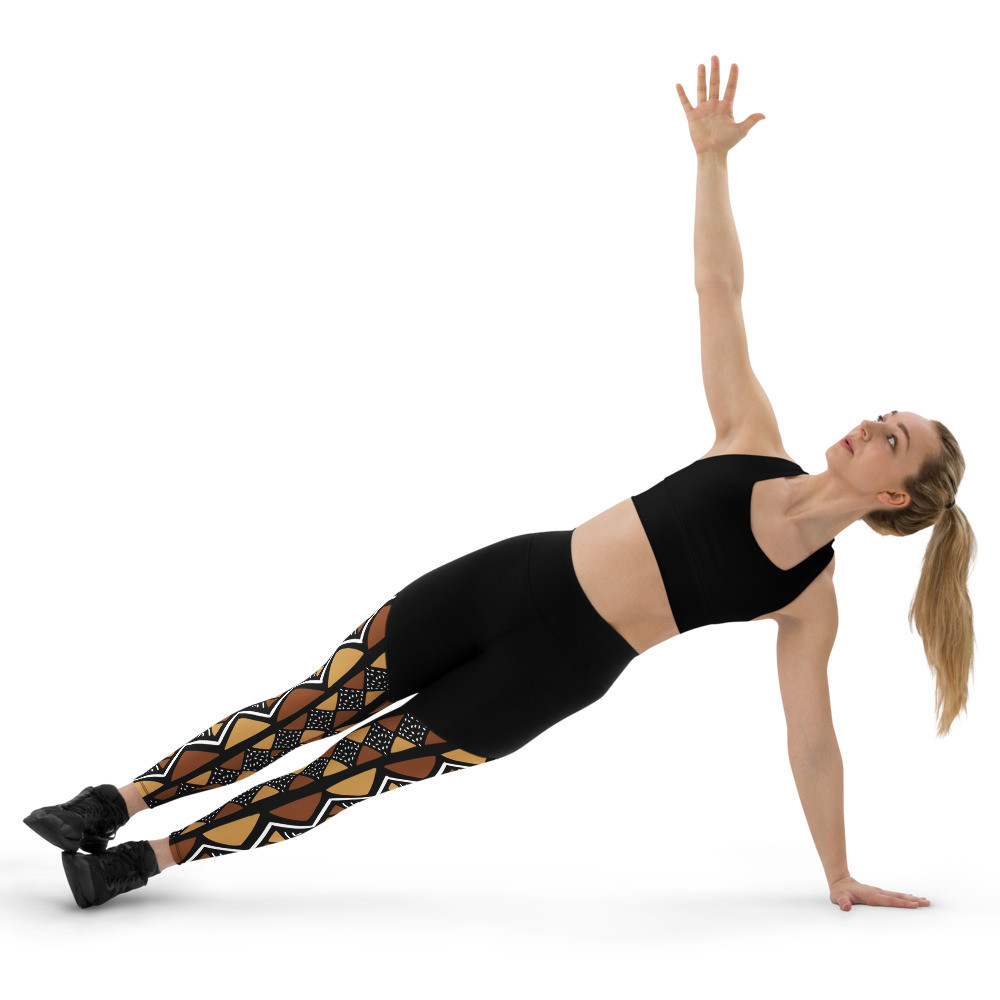 Mud Cloth Inspired II Sports Leggings