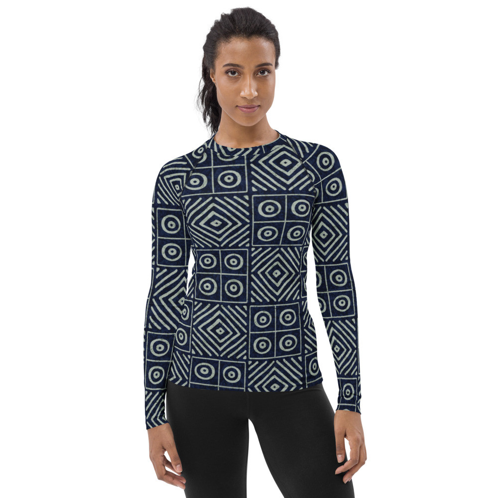 Women's Adire Rash Guard