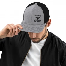 Heather Gray/Black Cattle Co Trucker Hat