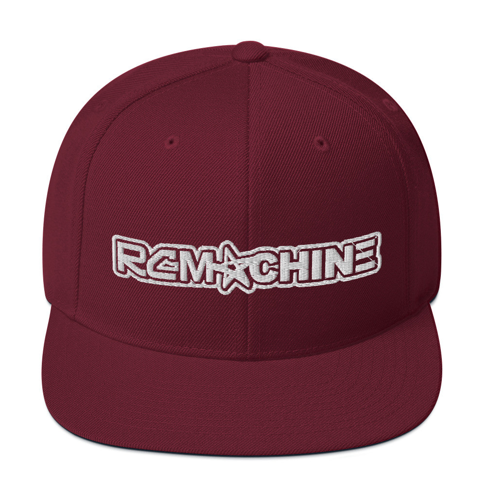 Maroon RC MACHINE Flatbill Snapback Hat