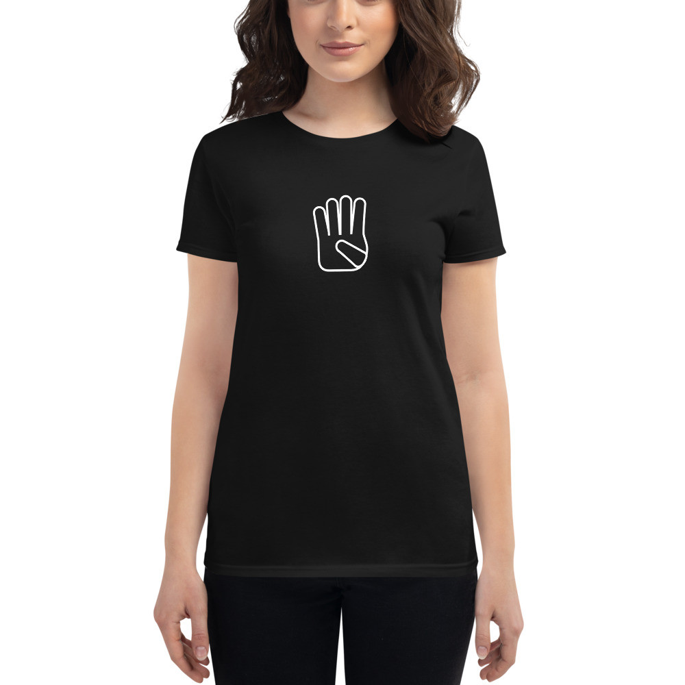 Women's "4=Hugs" short sleeve t-shirt