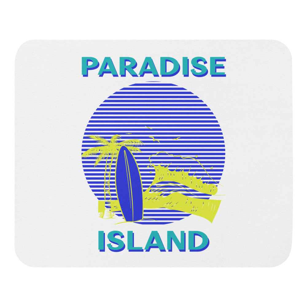 Paradise Island Mouse pad