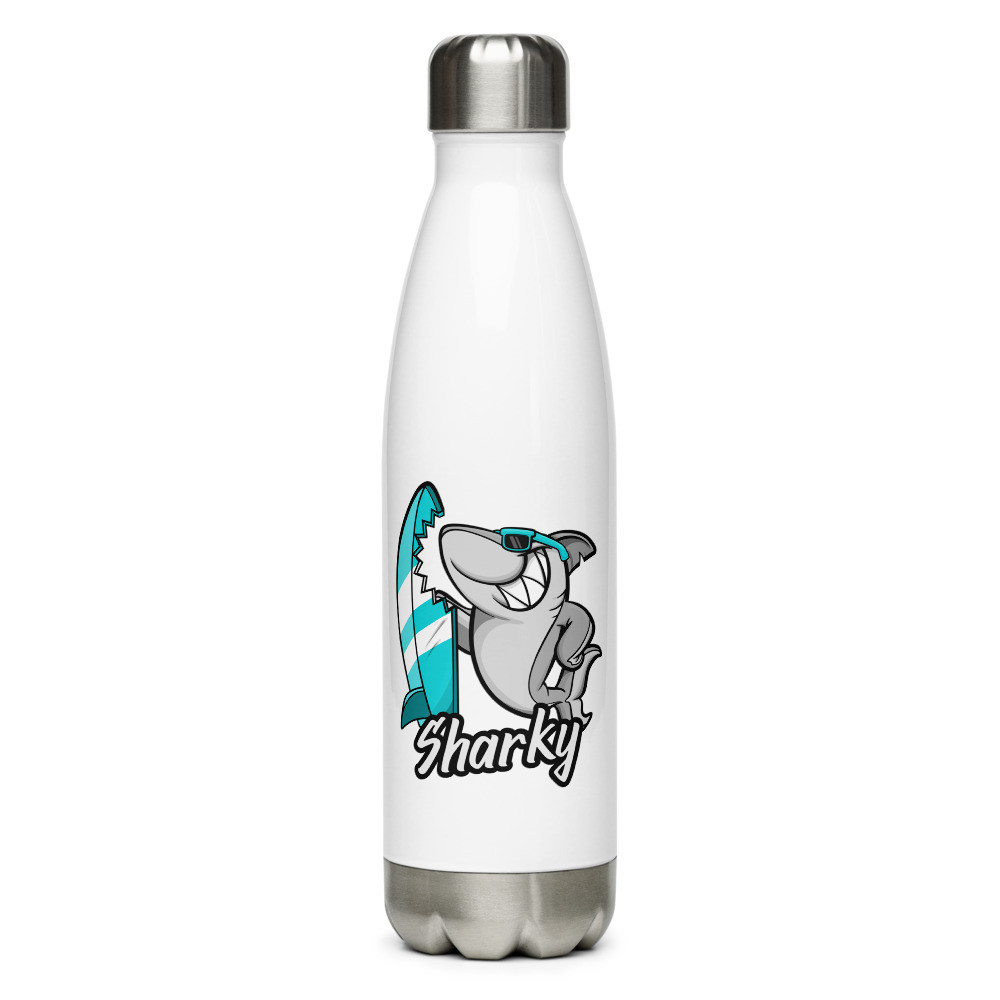 Sharky Stainless Steel Water Bottle