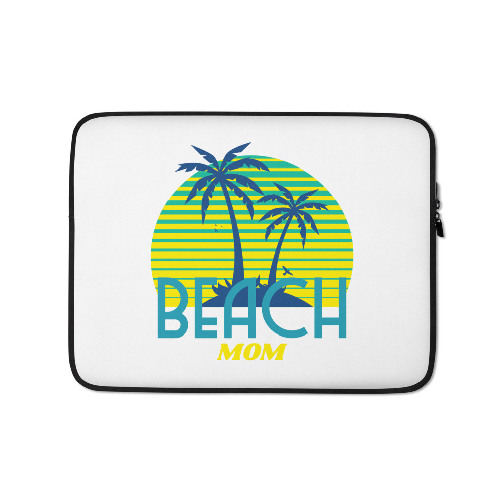 Beach Mom Laptop Sleeve