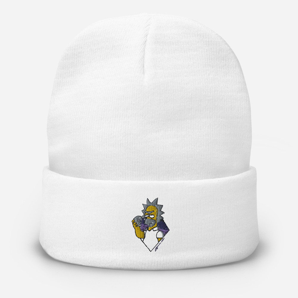 gorro "homer-rick"