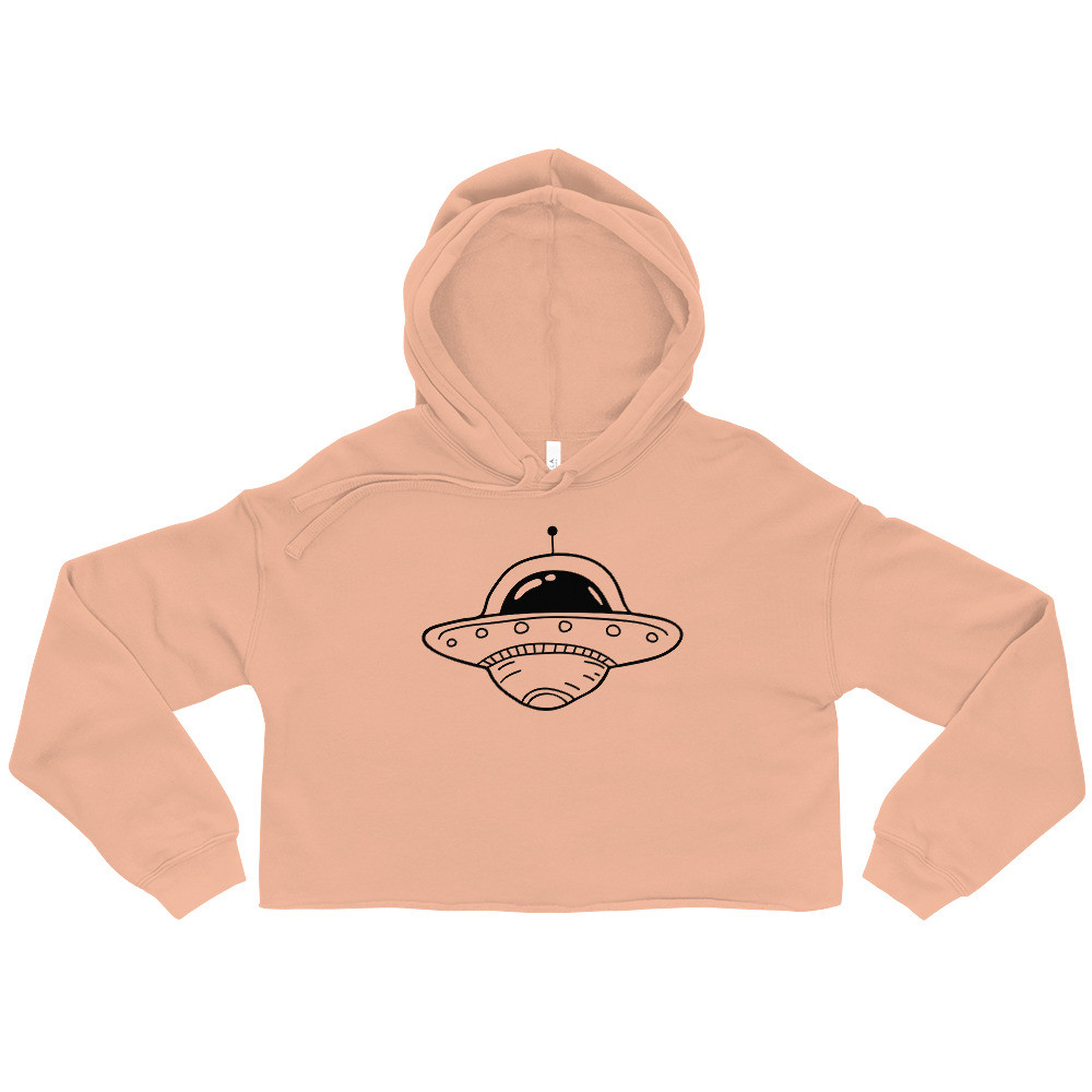 Crop Hoodie "astronave"