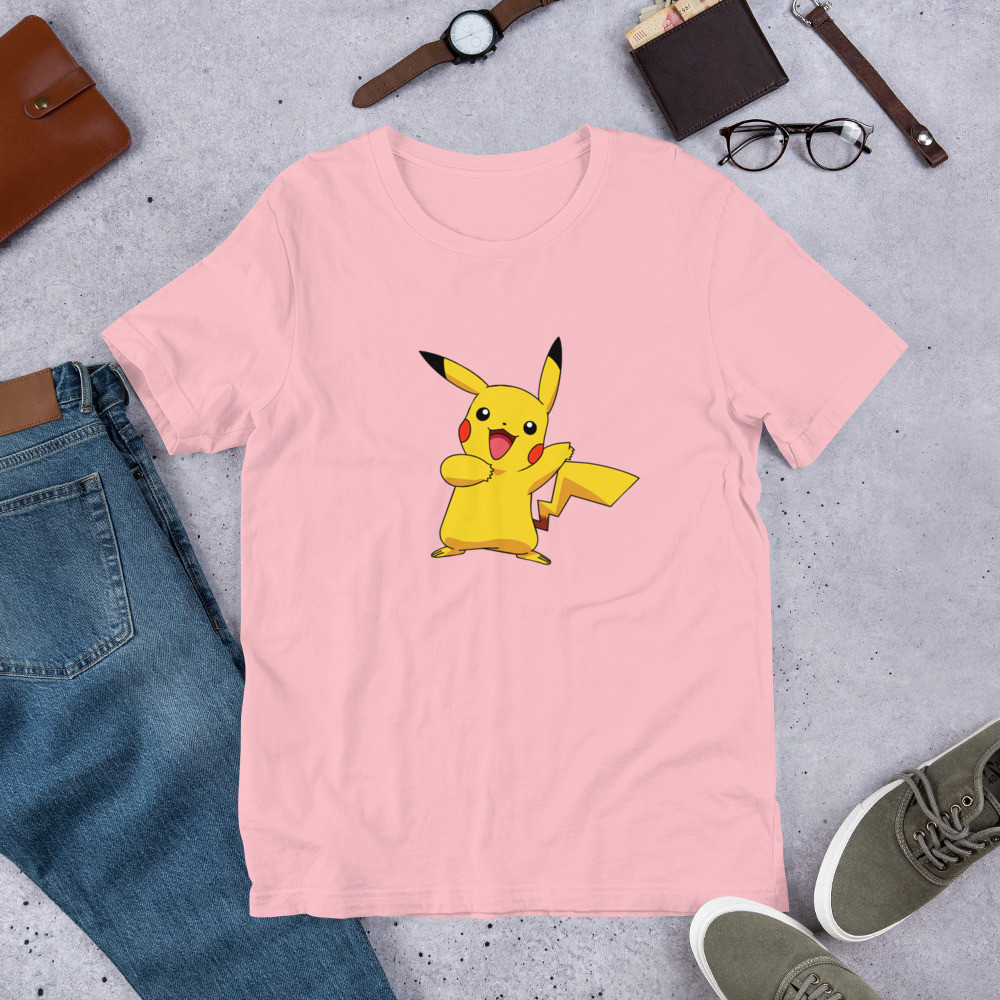 playera unisex "pikachu"