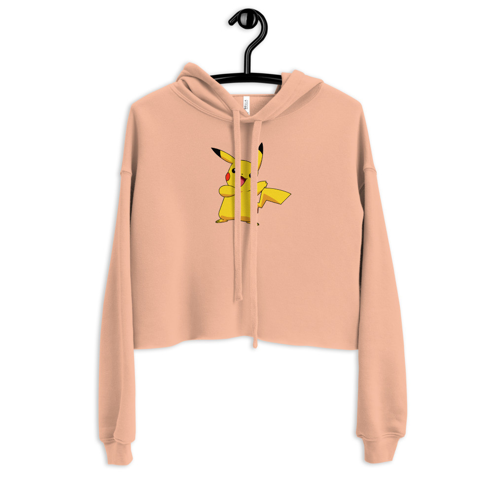 Crop Hoodie "pikachu"