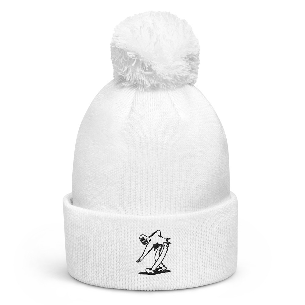 Gorro con pompon "ghost"