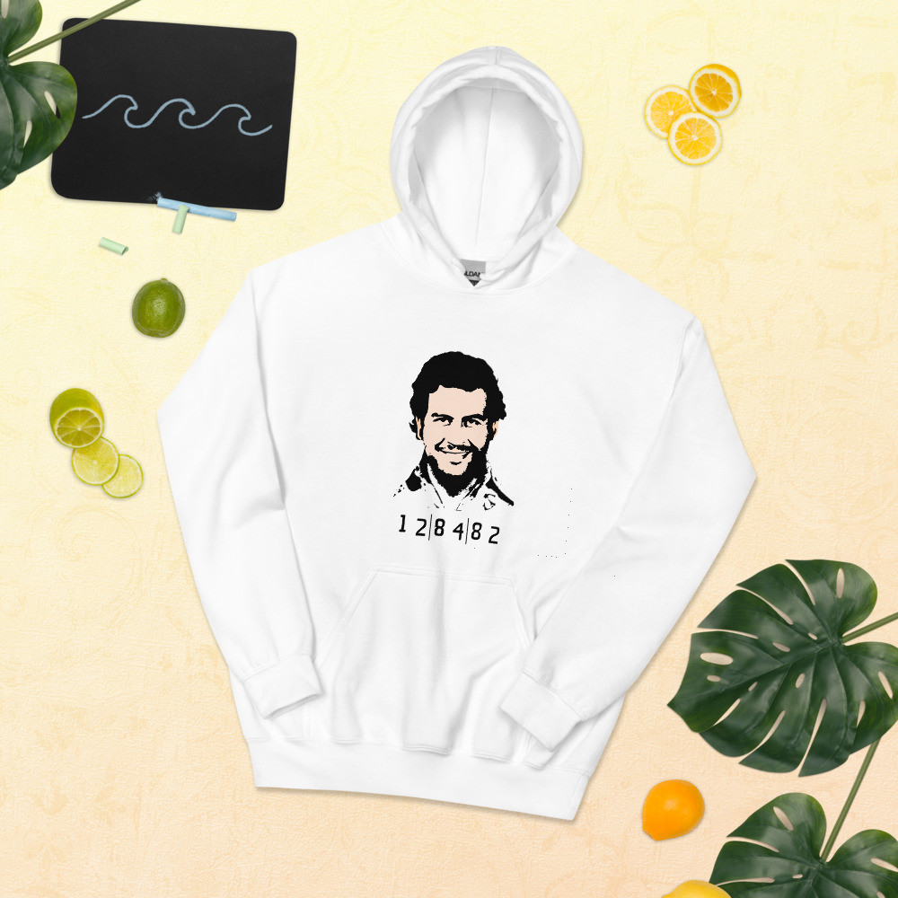 Hoodie unisex "pablo escobar"