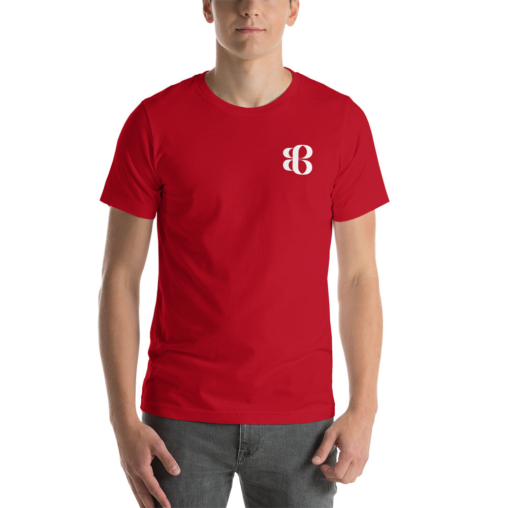 White Logo Basic Tee