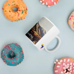 Taza Blanca Brillante del Ávila caracas