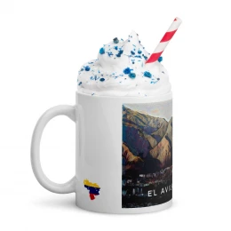 Taza Blanca Brillante del Ávila caracas