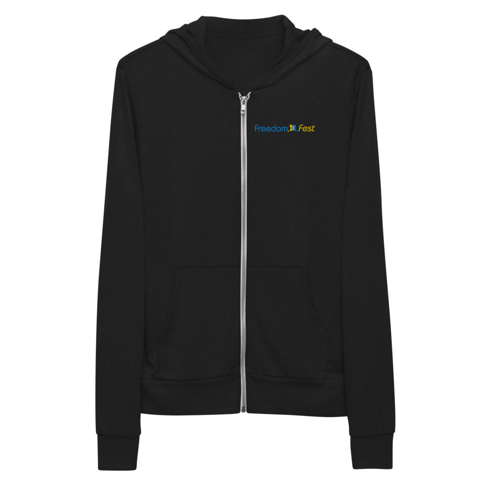 FreedomFest Logo - Unisex Zip Hoodie