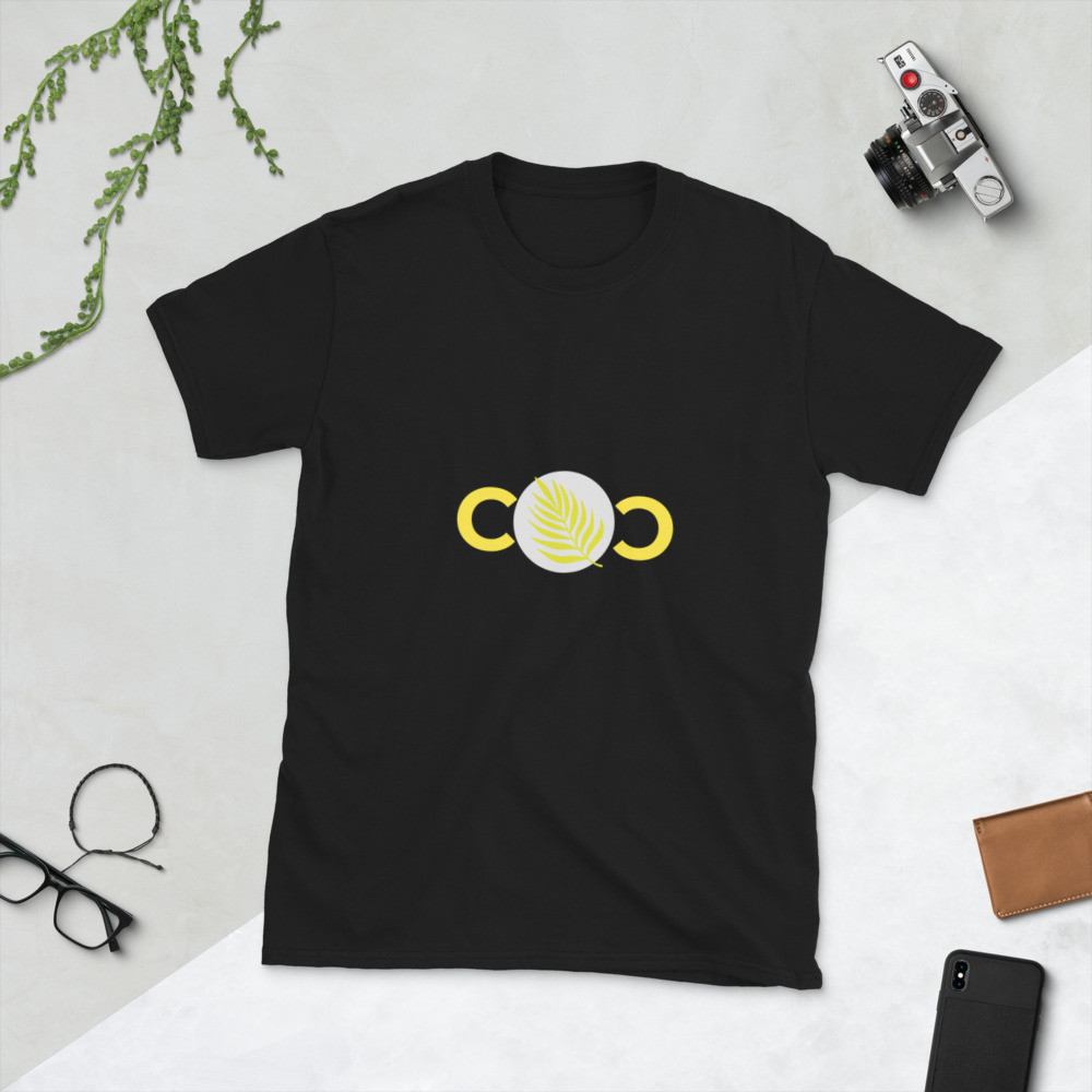 Short-Sleeve Blvck & Y3llow Unisex T-Shirt