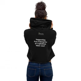 Free Enterprise-Women's Crop Hoodie