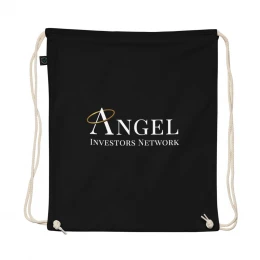 Angel Investor-Organic cotton drawstring bag