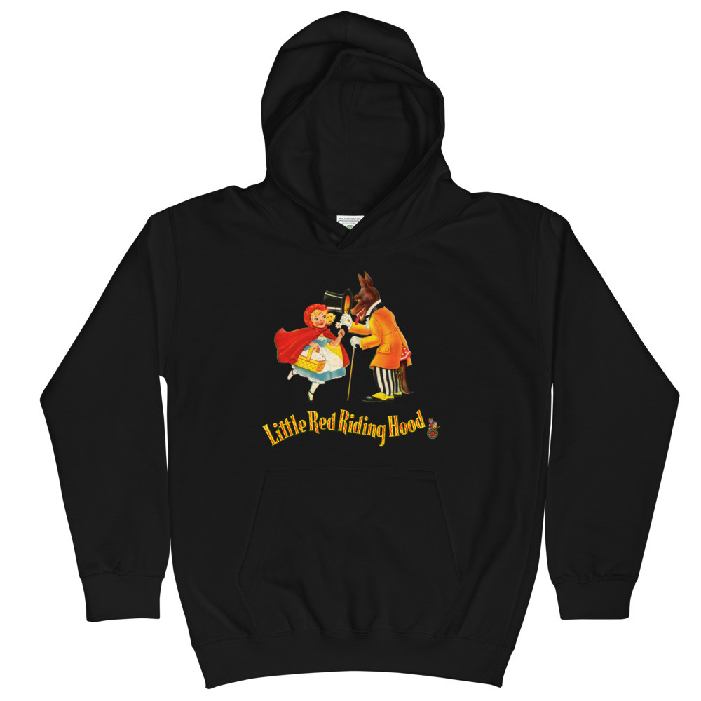 Vintage Little Red Riding Hood - Kids Hoodie