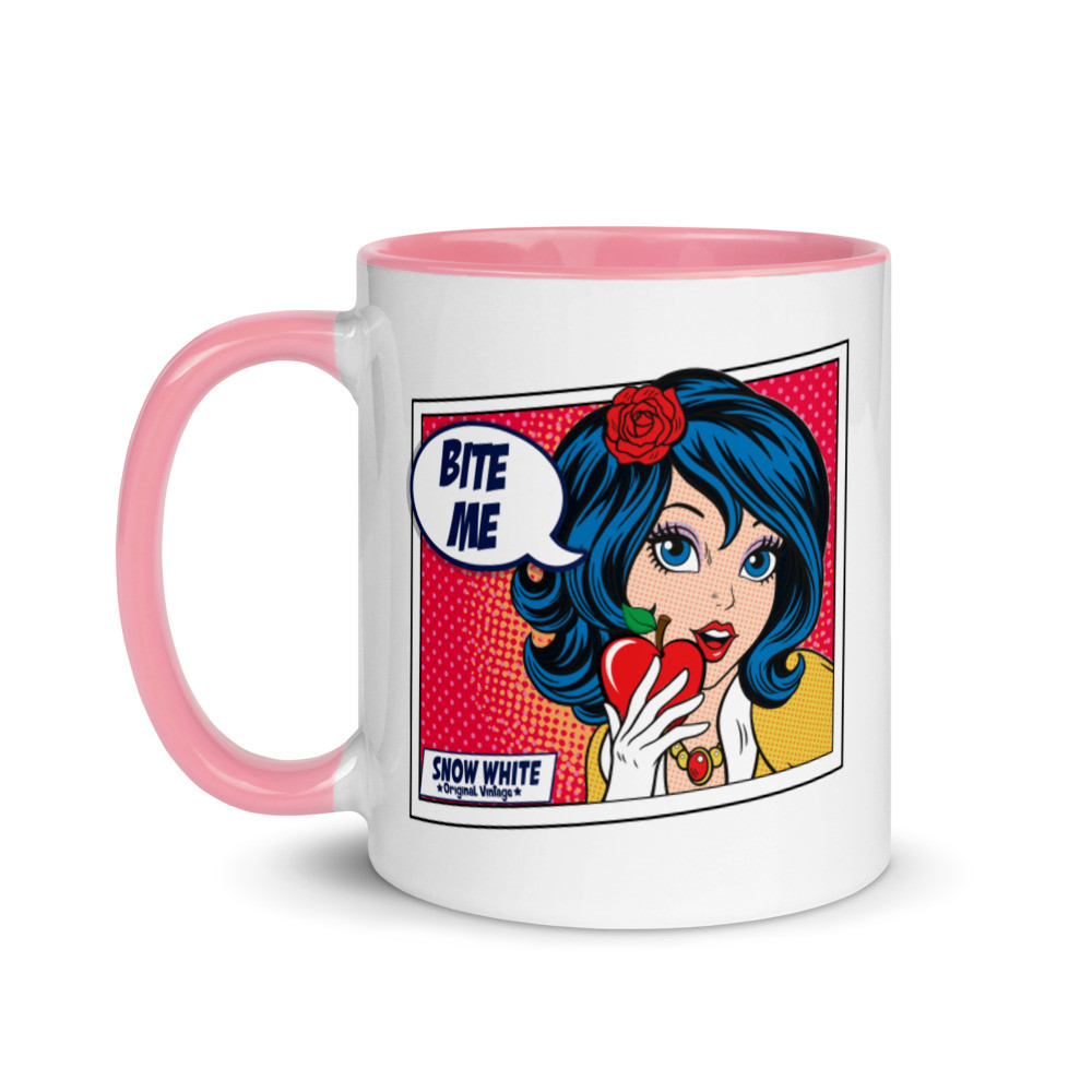 Snow White™️ "Bite Me" - Mug with Color Inside