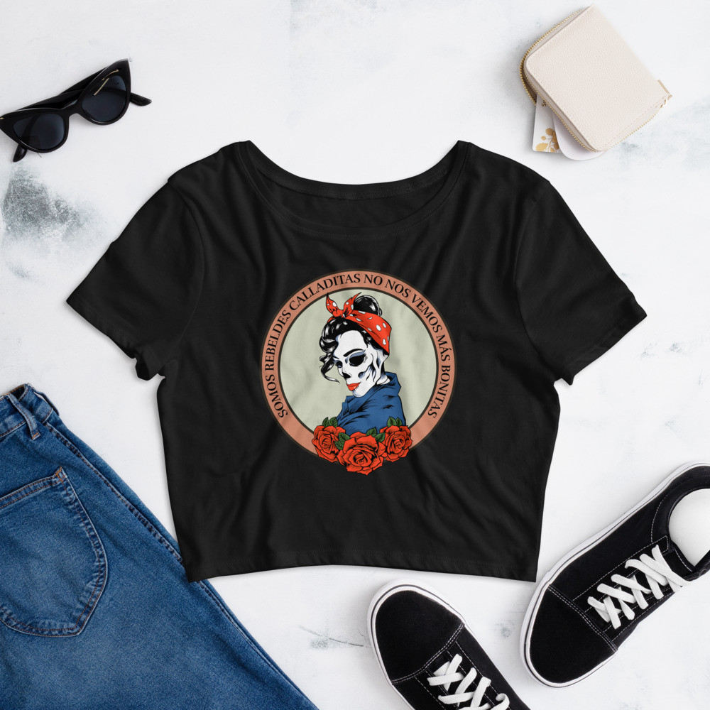 Somos Rebeldes Crop Tee