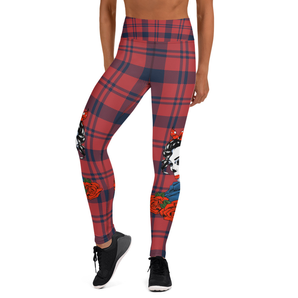 Rebelde Plaid Yoga Leggings