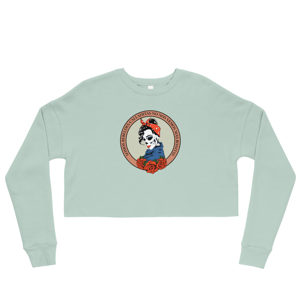 Somos Rebeldes Crop Sweatshirt