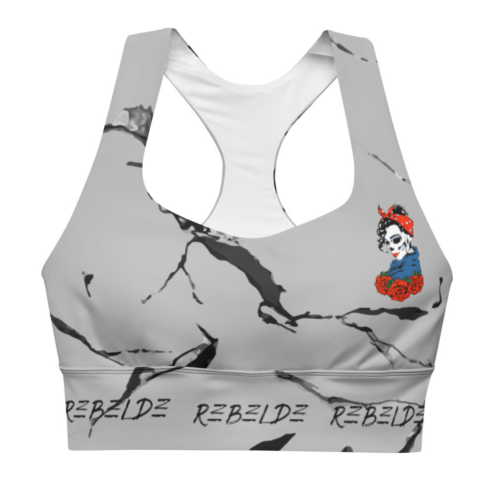 Marble Rebelde Sports Bra (Reg & Plus Sizes)