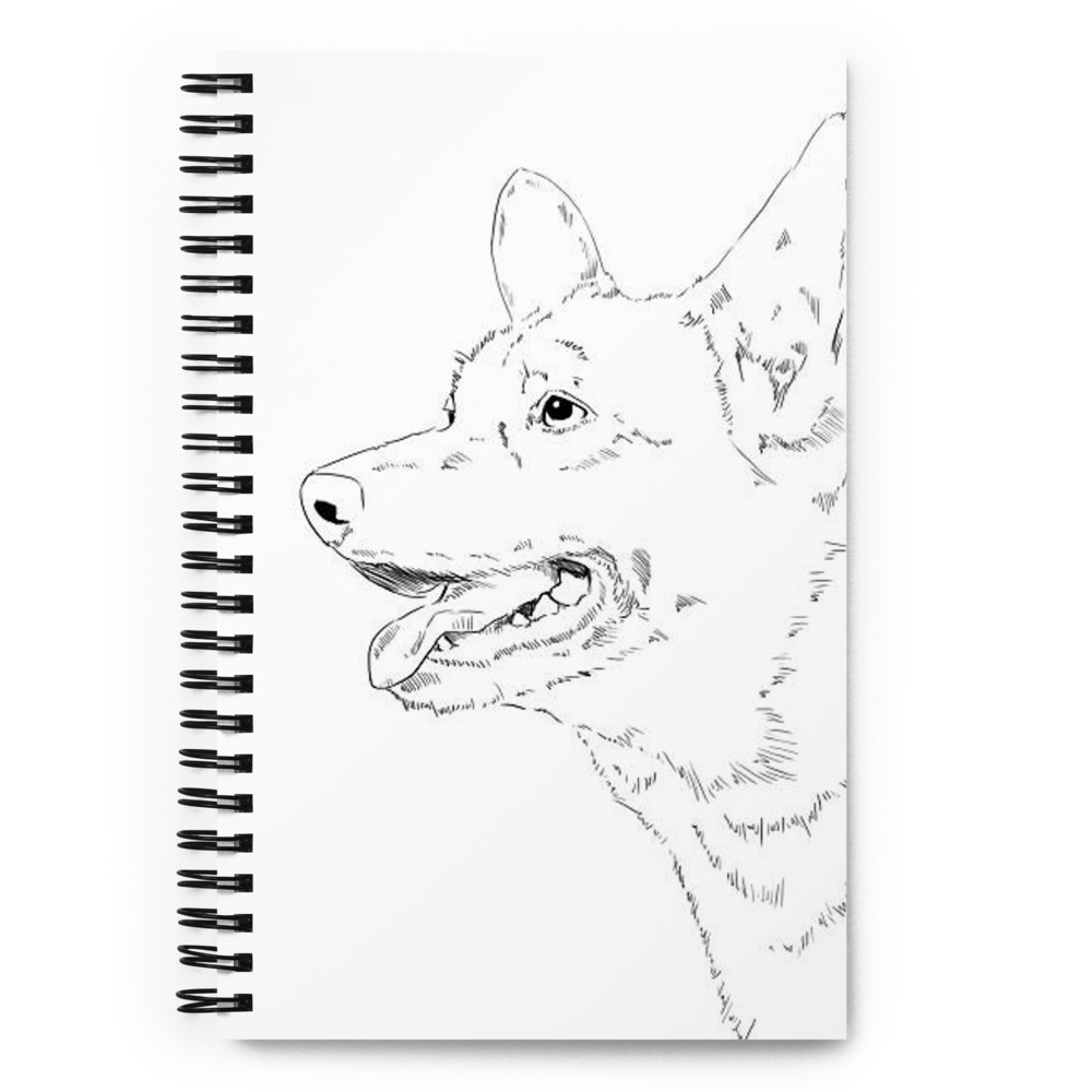 Corgi Sketch Notebook