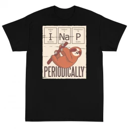 I Nap Periodic Short Sleeve T-Shirt