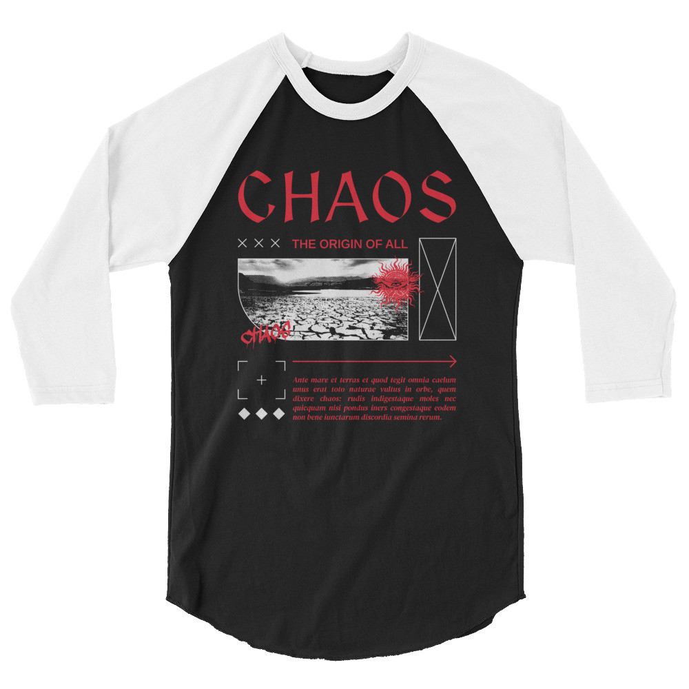 CHAOS VIRTUE404 UNISEX BASEBALL SHIRT