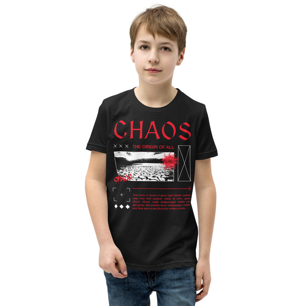 CHAOS VIRTUE404 YOUTH UNISEX SHORT SLEEVE SHIRT