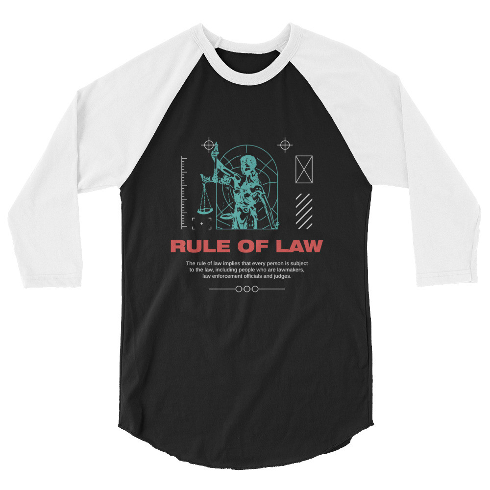RULE OF LAW VIRTUE404 UNISEX BASEBALL SHIRT