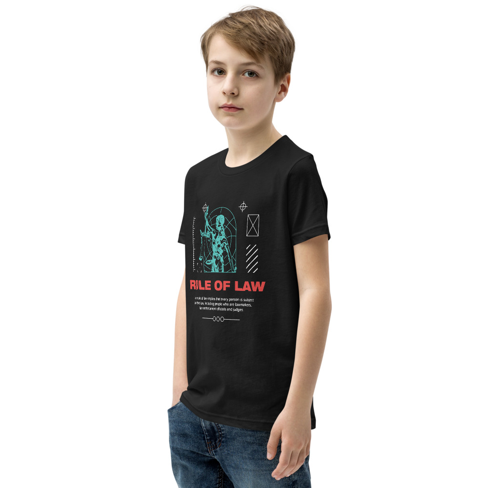 RULE OF LAW VIRTUE404 YOUTH UNISEX SHORT SLEEVE SHIRT