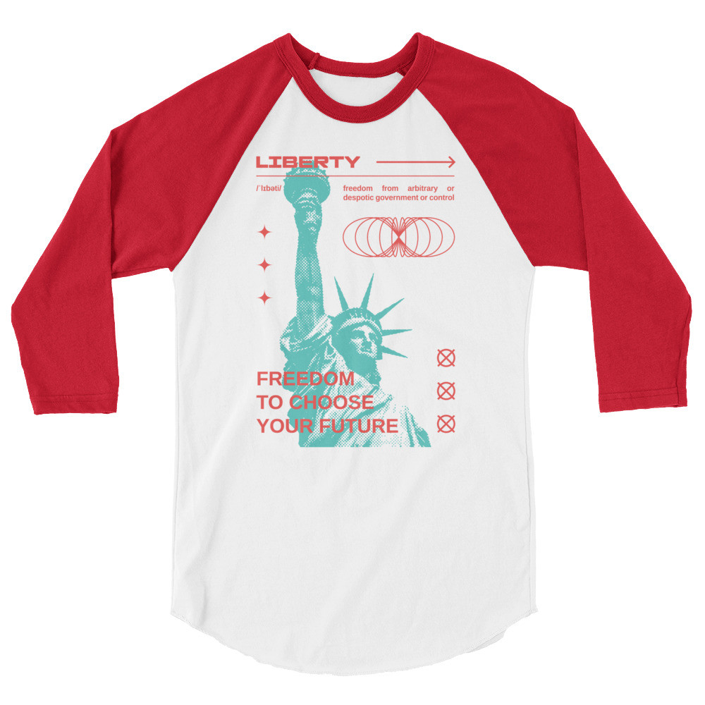 LIBERTY VIRTUE404 UNISEX BASEBALL SHIRT
