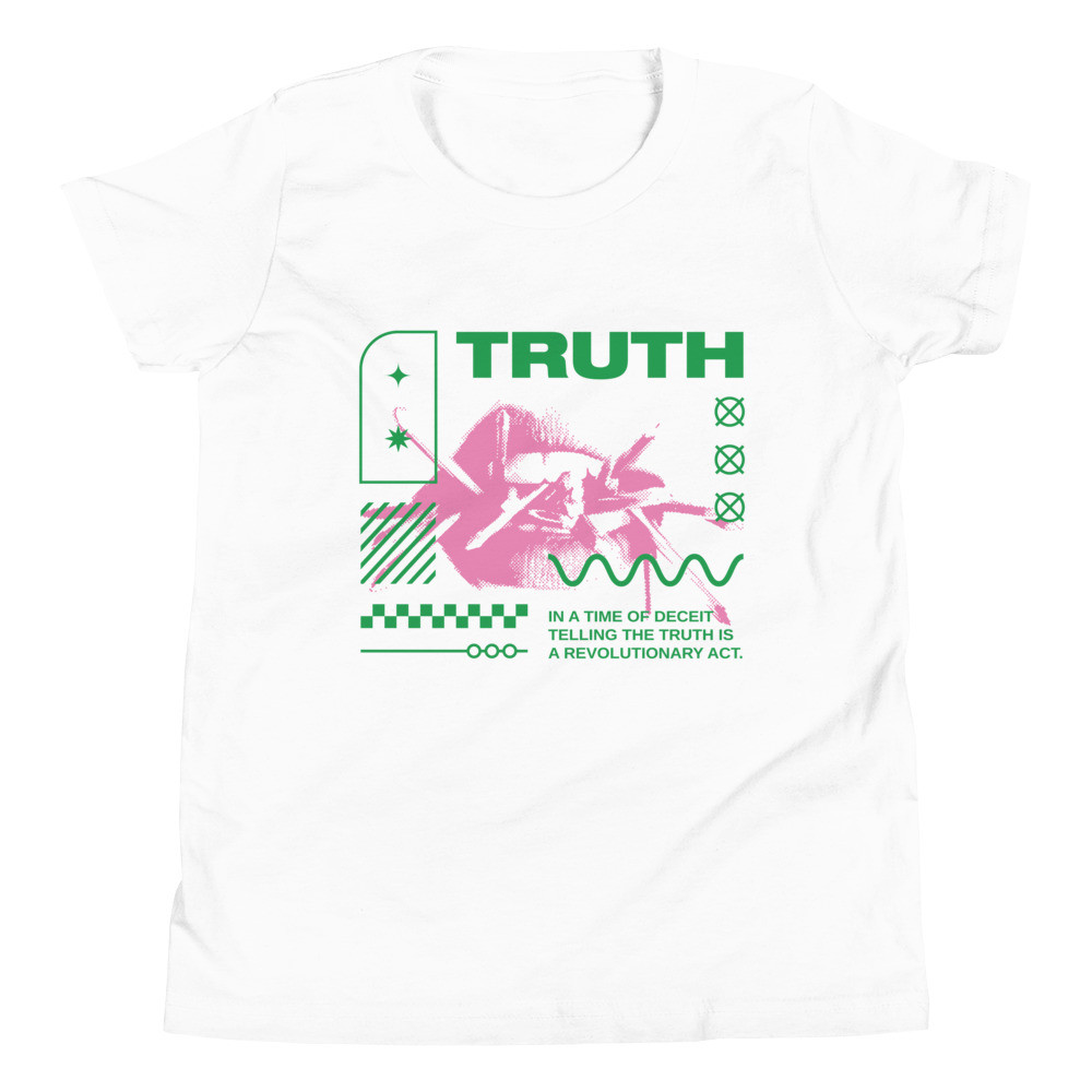 TRUTH VIRTUE404 UNISEX YOUTH SHORT SLEEVE SHIRT