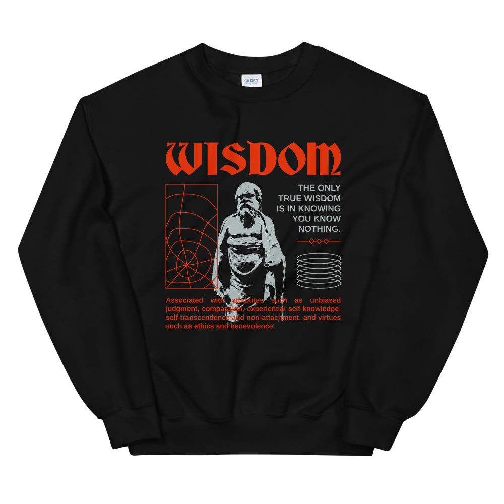 WISDOM VIRTUE404 UNISEX SWEATSHIRT