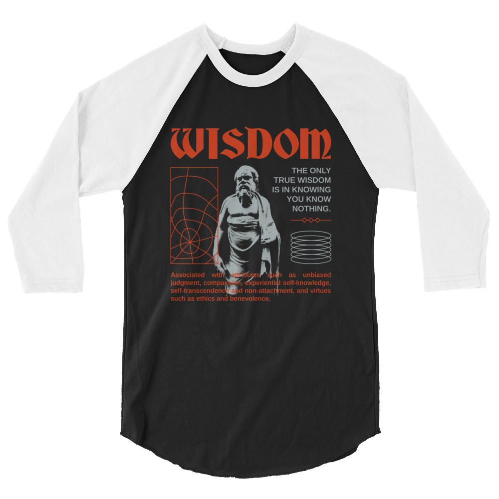 WISDOME VIRTUE404 UNISEX BASEBALL SHIRT