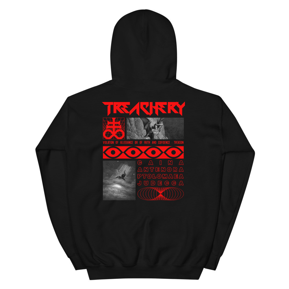 TREACHERY DANTE'S INFERNO VIRTUE404 UNISEX HOODIE