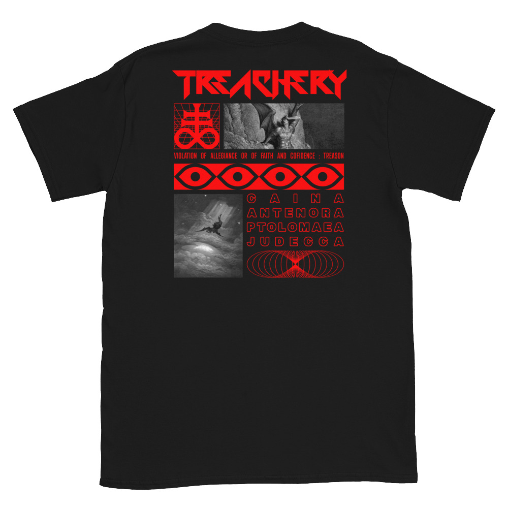 TREACHERY DANTE'S INFERNO VIRTUE404 UNISEX T-SHIRT