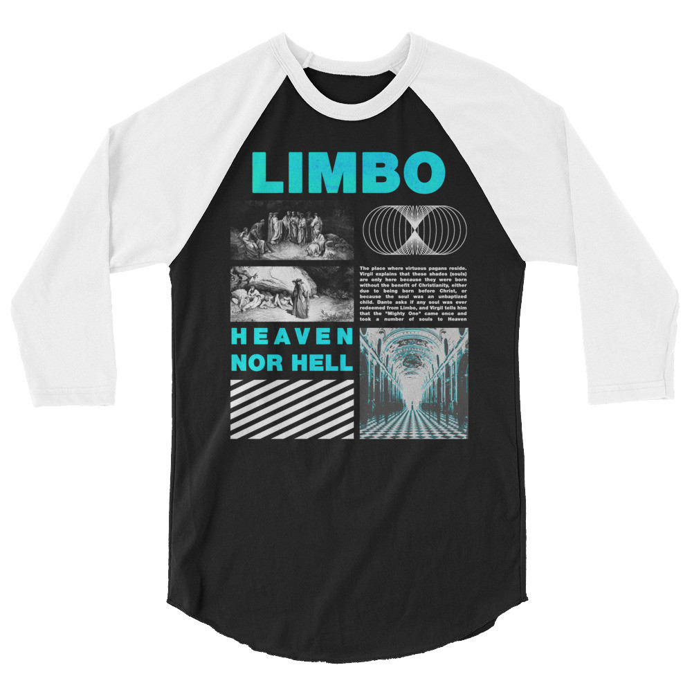 LIMBO DANTE'S INFERNO VIRTUE404 UNISEX BASEBALL SHIRT