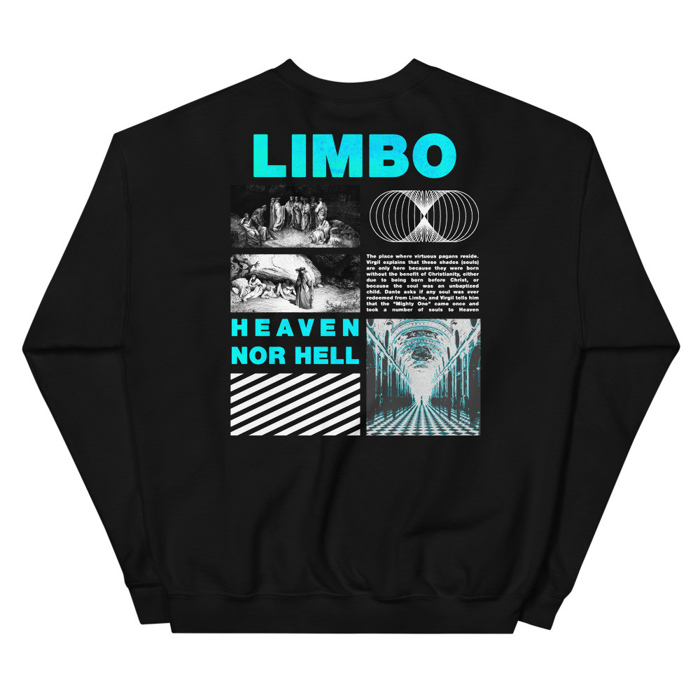 LIMBO DANTE'S INFERNO VIRTUE404 UNISEX SWEATSHIRT