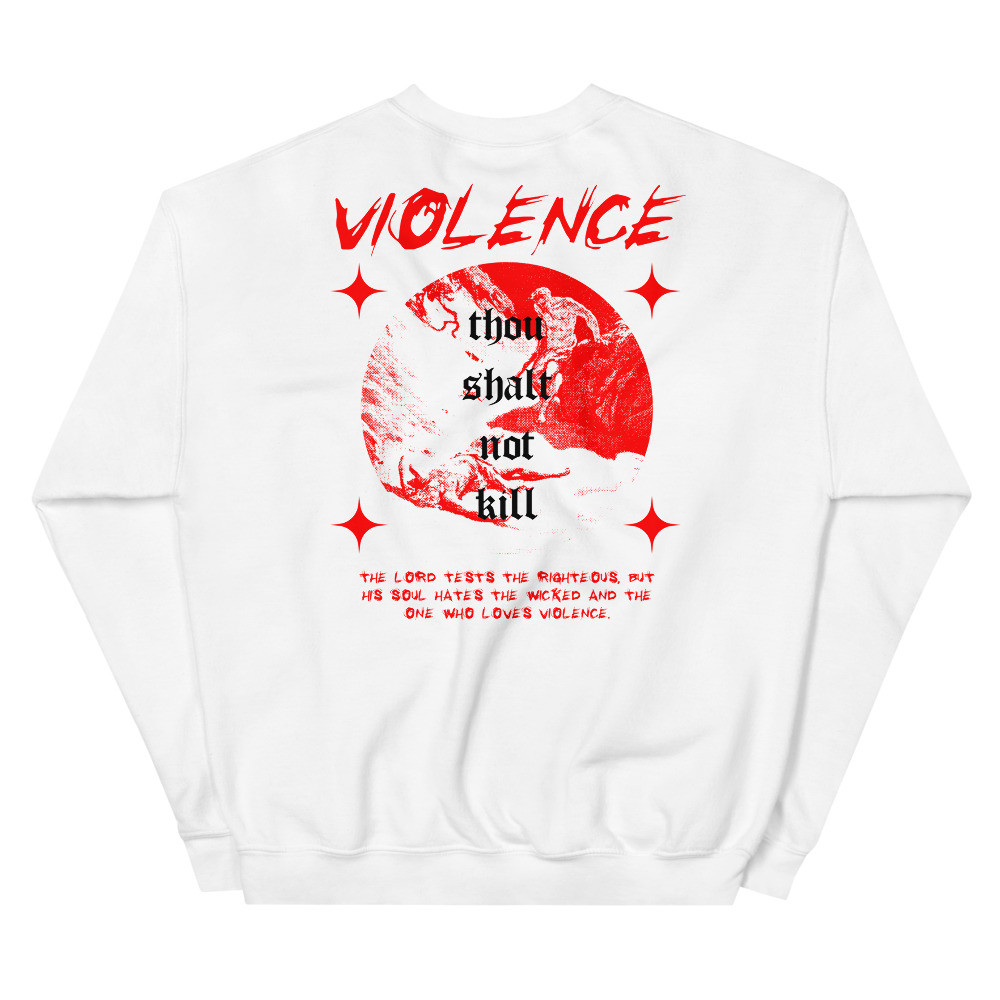 VIOLENCE DANTE'S INFERNO UNISEX SWEATSHIRT VIRTUE404 STREETWEAR
