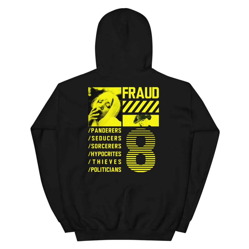FRAUD DANTE'S INFERNO UNISEX HOODIE VIRTUE404 STREETWEAR